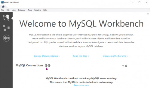 a) MySQL Workbench