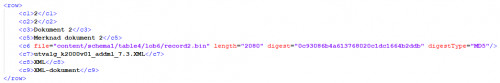 table[n].xml et eksempel med LOB lagret som fil dvs. kolonne file= attributt